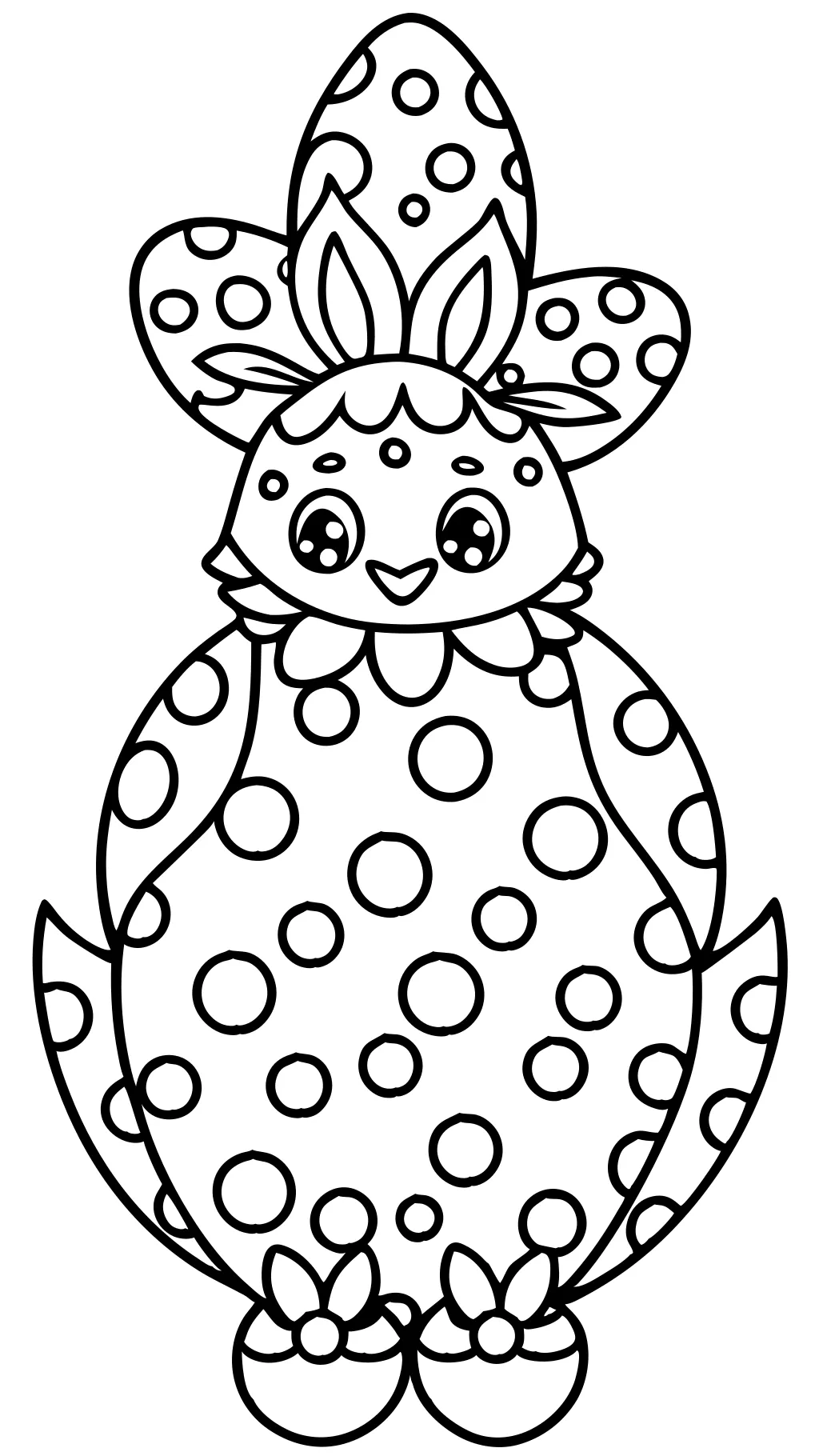 coloring pages of polka dots